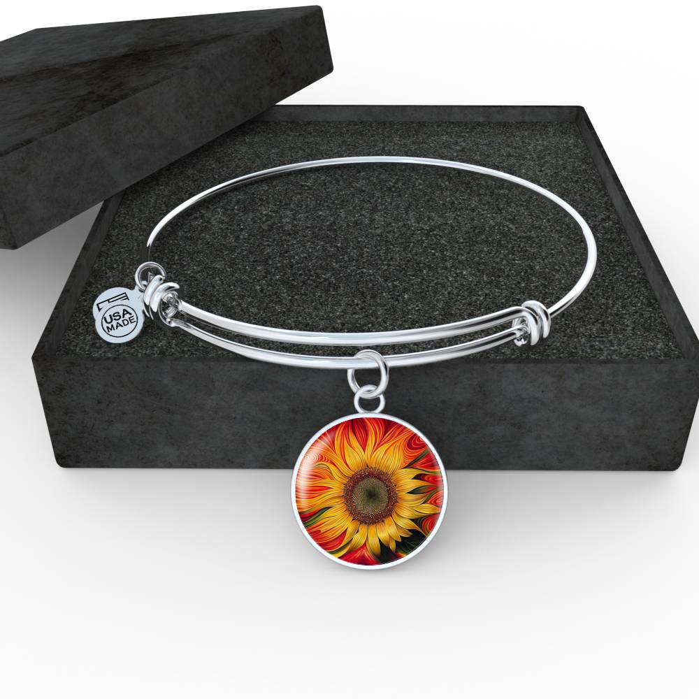 Golden-Rayed Sunflower Jewelry