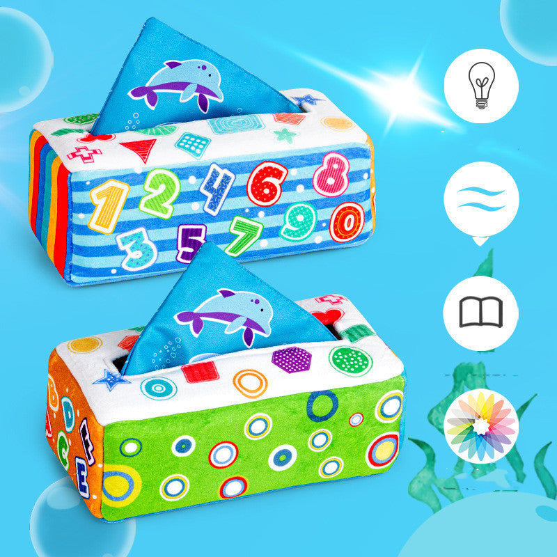 Baby Tear-proof Tissue Box Paper Extraction Toys