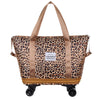 Universal Wheel Expandable Luggage Bag Large Capacity Dry Wet Separation Storage Tote Bag For Women