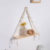 Tassel Leaf Woven Tapestry Rack Decoration Storage