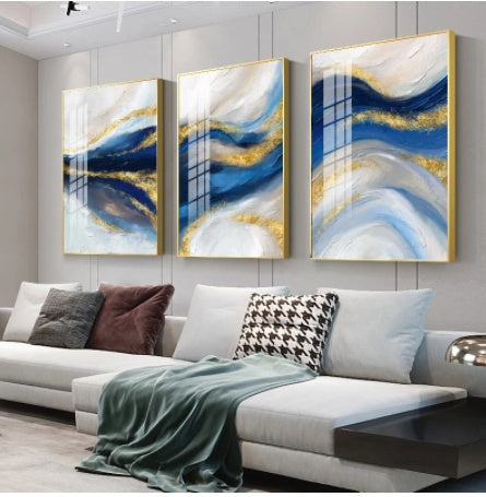 Abstract Canvas Painting Contemporary Art Poster Modern Home Living Room Decor