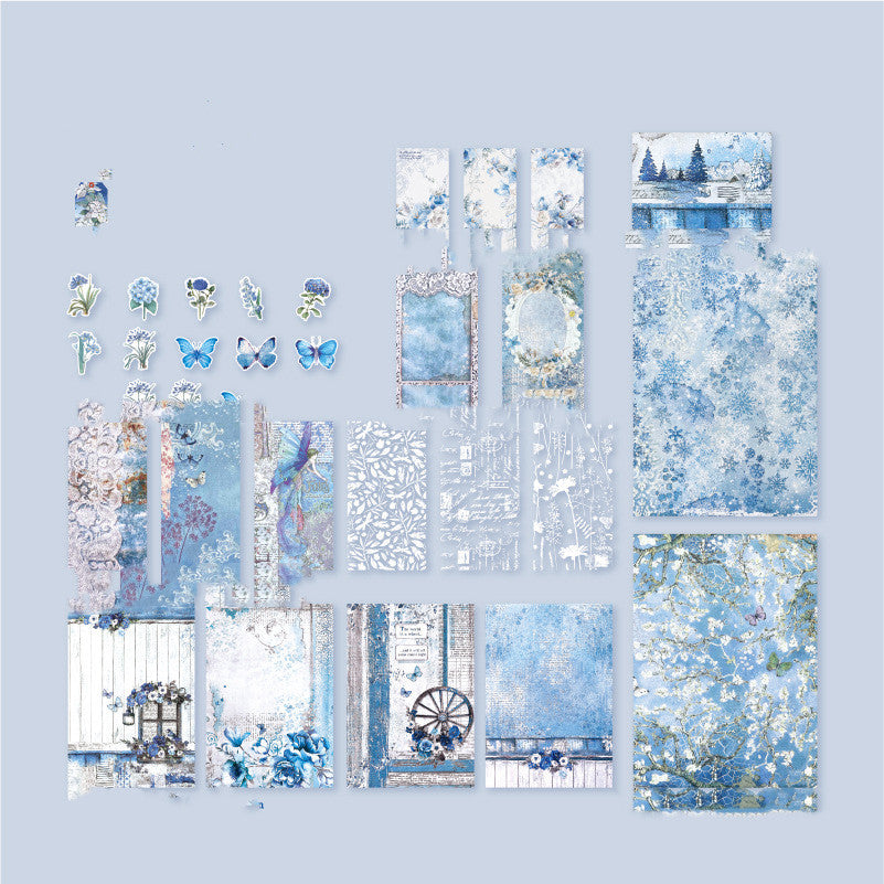 Butterfly And Plant Journal Decorative Source Material 50 Pieces