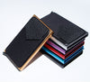 Metal Card Strap Lycra Cloth Anti-theft Swiping Aluminum Alloy Credit Card Box Business Card Case Multi Card Holder