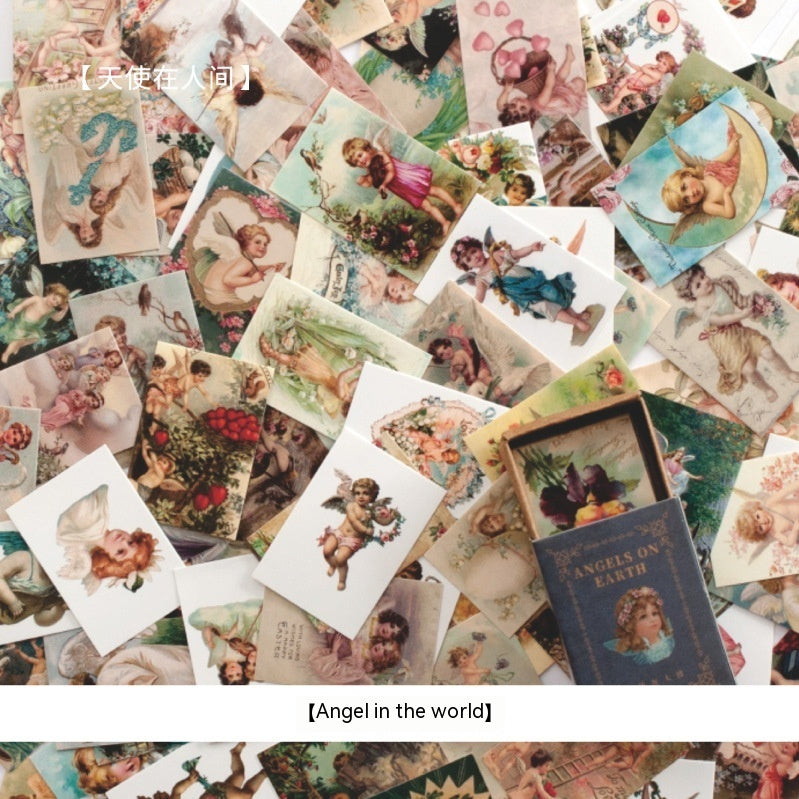Mojing Retro Style Mini Mini Card Creative Journal Decoration