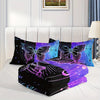 3pcs Fashion Comforter Set (1 * Comforter + 2 * Pillowcase, No Core), Starry Sky Butterfly Print Aesthetic Bedding Set, Soft And Comfortable Skin-friendly For Bedroom, Guest Room