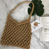 Ins Hollow Cotton Straw Woven Casual Bag
