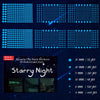 1230 Pcs Ultra Luminous Glow-in-the-dark Wall Stickers, 3D Adhesive Dots Decor for Starry Sky Bedroom Ceiling or Birthday Gift