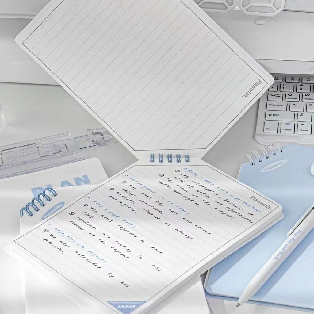 Tilting Loose-leaf Notebook Detachable Refill Journal Book