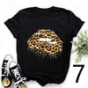Women's Printed Loose Bottoming Shirt Top