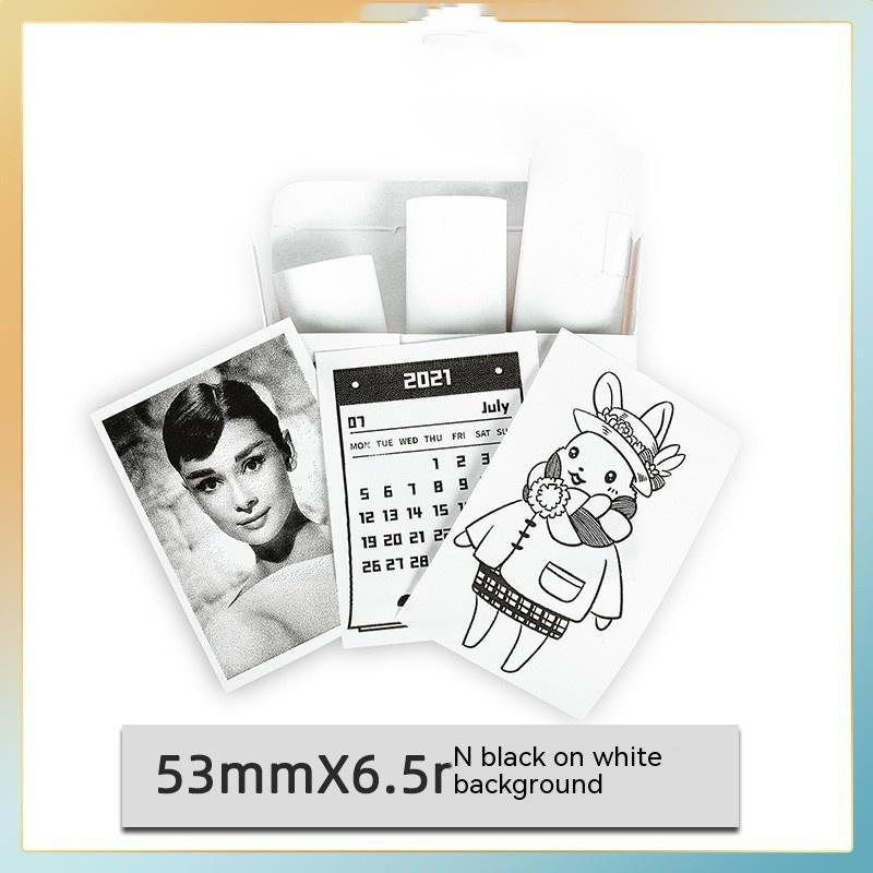 T02 M02X Sticker Printer Paper Thermosensitive Paper