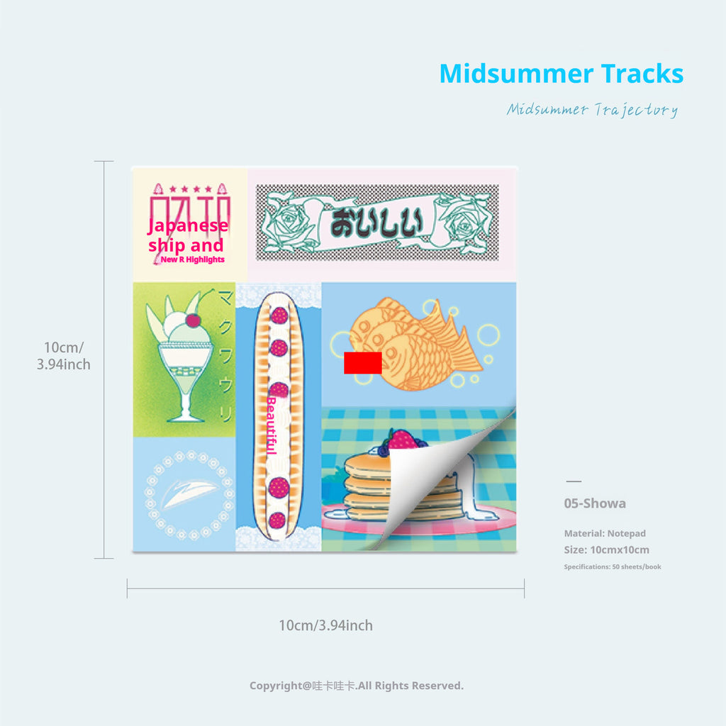 Journal Material Collage Event-recording Pocketbook Tearable Mini Wow