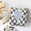 Checkerboard Facecloth Printed Blanket