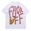 Men's Loose Couple Short-sleeved T-shirt With Bone Letter Print