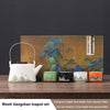 Cultural Creative China-chic Handle Pot Tea Set Cups Camp