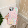 Compatible Animal Leopard Laser Transparent Soft Phone Case