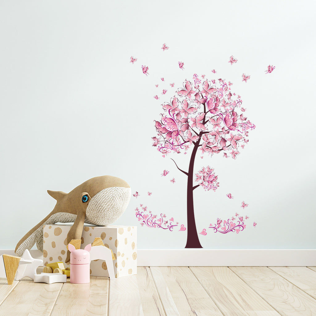 Pansy Tree Removable Wall Stickers