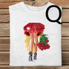 Women's Printed Casual Loose Round Neck T-shirt