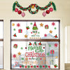 1PC Merry Christmas Wall Decals Stickers, Christmas Tree Quote Wall Sticker DIY Wall Art Decal Removable Christmas Window Adhesive Decal Sticker, Suitable For Bedroom Living Room Bedroom Window Door Decoration