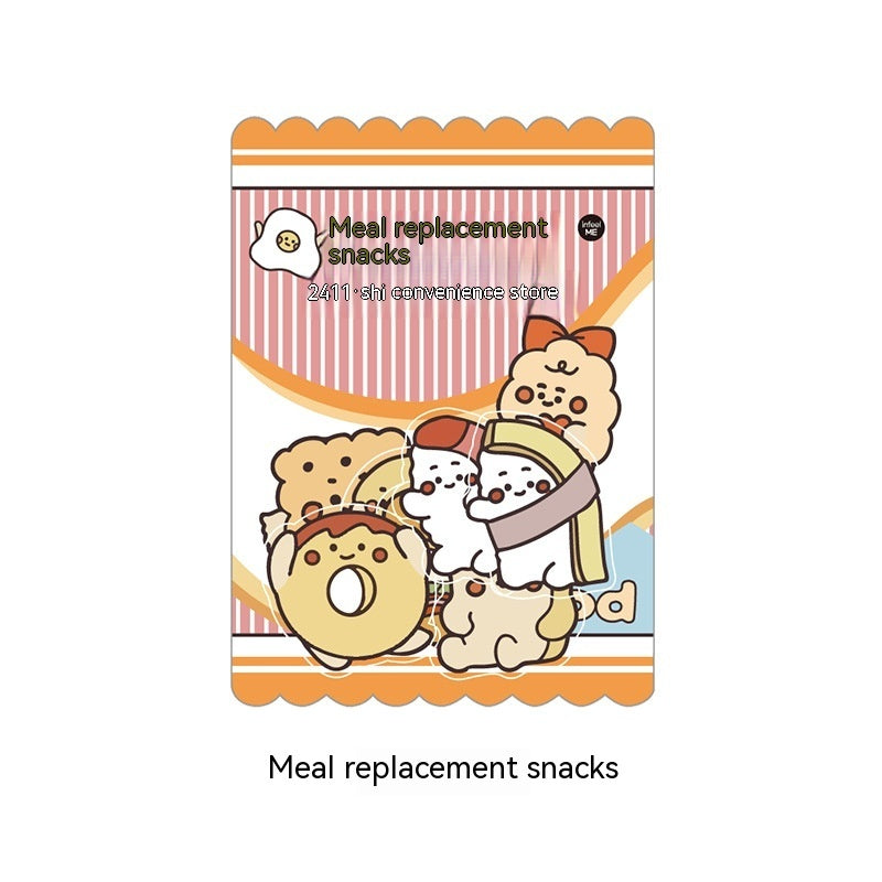 Convenience Store Journal Decoration Sealing Sticker Bag