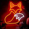 Fox Shaped Neon Sign - Young adults and interior designers - Without Battery, One Color, Switch, Plastic, USB Powered - Suitable for Bedroom, Living Room, Bar