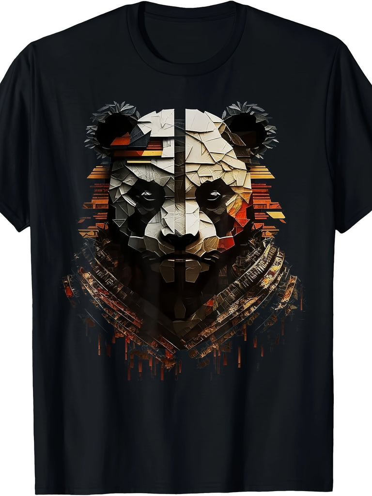 Panda Fantasy Animal Print Art Animal Lover Panda T-Shirt220g