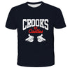 Men Printed Pullover Loose Short Sleeves