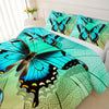 3Pcs Modern Fashion Polyester Comforter Set (1 * Comforter + 2 * Pillowcases, Pillow Core Not Included), Boho Mandala Butterfly Print Bedding Set, Soft And Comfortable Skin-friendly Comforter For Bedroom, Guest Room.