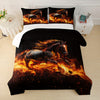 Horse Comforter Sets - Perfect For Horse Lovers | Western Horse Themed Bedding Quilt Comforter Sets 1 Comforter With 2 Pillowcases