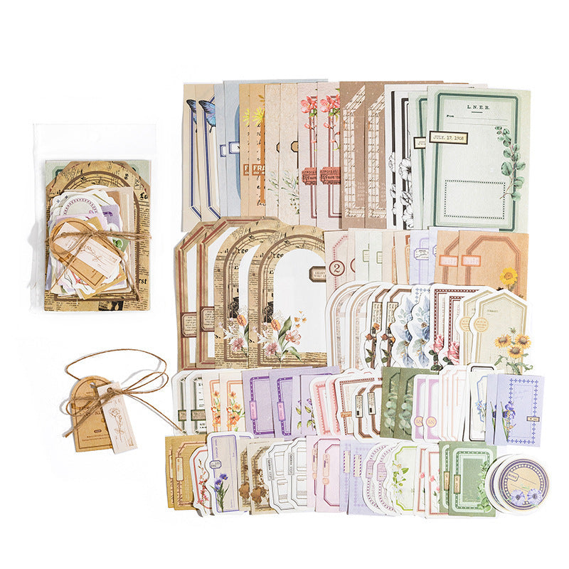 Light Paper Material Paper Vintage Journal Base Landscaping Note Paper