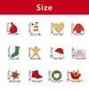 Cross-border Christmas 12PCs Decoration Cake Paper Cups Plug-in
