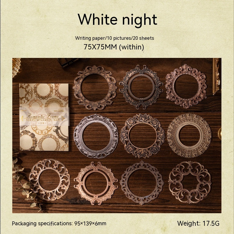 Classical Photo Journal Decoration Background Collage