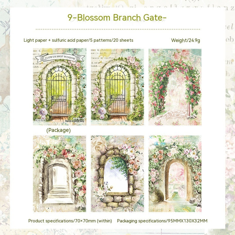 Greenhouse Exterior Series Doors And Windows Landscape Journal Decoration