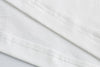 Letter Denim Patch Short Sleeve Men Clothing