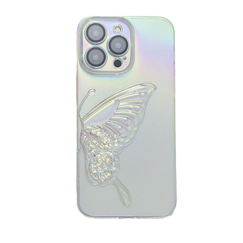 Quicksand Color Plating Meng Die Phone Case