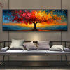 Extra-Large Tree of Life Canvas Print - Homeowners, Interior Designers, Art Enthusiasts - Landscape, Canvas - Suitable for Living Room, Bedroom, Bathroom