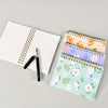 4-Pack A6 Spiral Notebooks with Fresh Floral Designs, Portable Tear-Off Memo Pads with Paper Covers -  Floral Design, Portable & Tear-Off - For Students & Office Workers - Perfect Gift for Back to School & Office Supplies