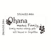 English Slogan Wall Sticker - Homeowners, Office Workers, and Parents - Embellishment - Suitable for Home Decoration, Office Decoration, Family Room Decoration