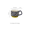 Ins Ceramic Ear Printed Coffee Cups Can Be Stacked