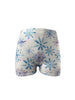 Christmas Print Skinny Shorts, Casual Elastic Waist Shorts, Women's Clothing