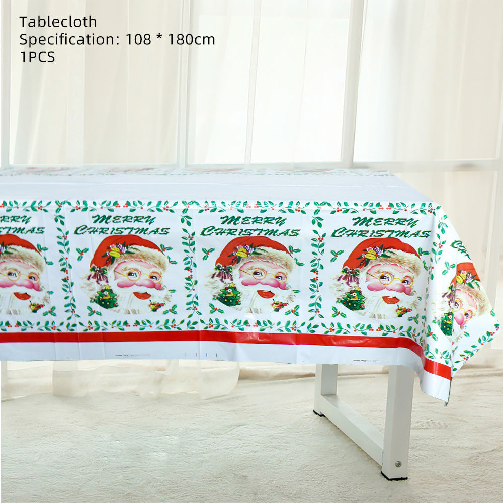 Christmas Theme Tableware Supplies Christmas Paper Plates Cups Holiday