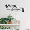 English Slogan Wall Sticker - Homeowners, Office Workers, and Parents - Embellishment - Suitable for Home Decoration, Office Decoration, Family Room Decoration