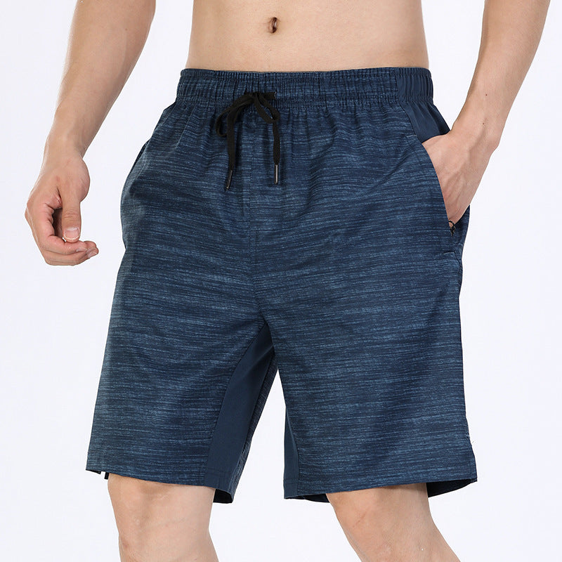 Summer Men's Gyms Shorts Bodybuilding Clothing Men Fitness Zipper Pathwork Workout Cotton Shorts