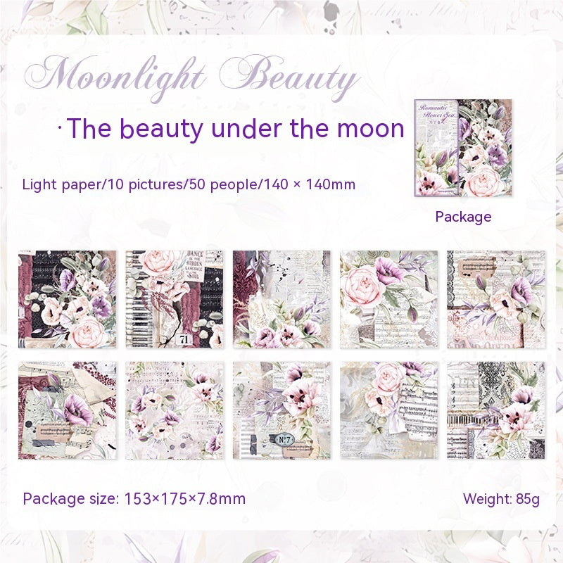 Romantic Flower Sea Series Flower Theme Journal Decoration