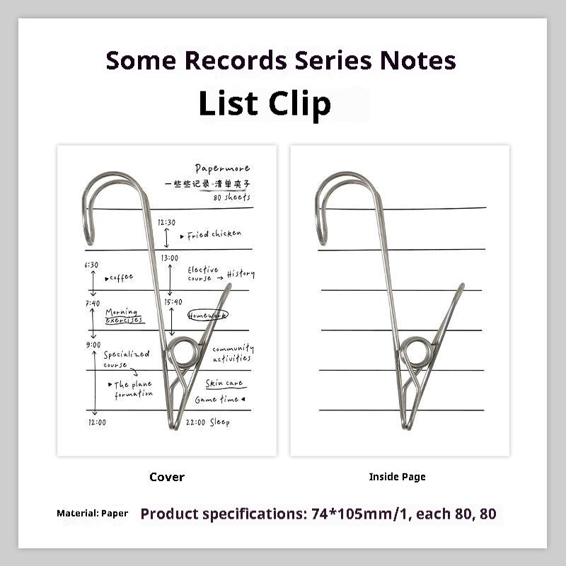 Notepad Simple Style Journal Decoration Learning Message