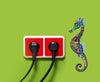 Home Decor Painted Mural Seahorse Wall Sticker