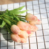 Home decor table setting fake flowers