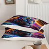 Leopard Comforter Set Rainbow Comforter, Cheetah Printed Bedding Set, Colorful Animal Duvet Set With 1 Comforter And 2 Pillowcases