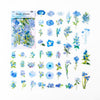 Vintage Journal Diary DIY Flower Shaped Stickers