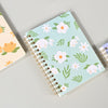 4-Pack A6 Spiral Notebooks with Fresh Floral Designs, Portable Tear-Off Memo Pads with Paper Covers -  Floral Design, Portable & Tear-Off - For Students & Office Workers - Perfect Gift for Back to School & Office Supplies