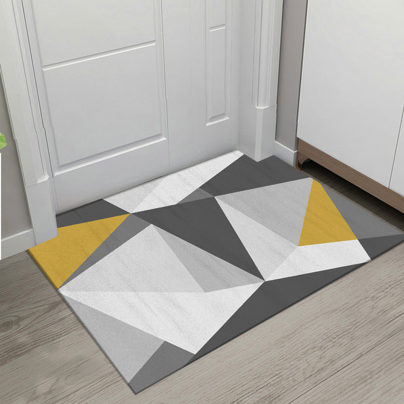 Simple Floor Mats At The Entrance  Tailorable Carpet